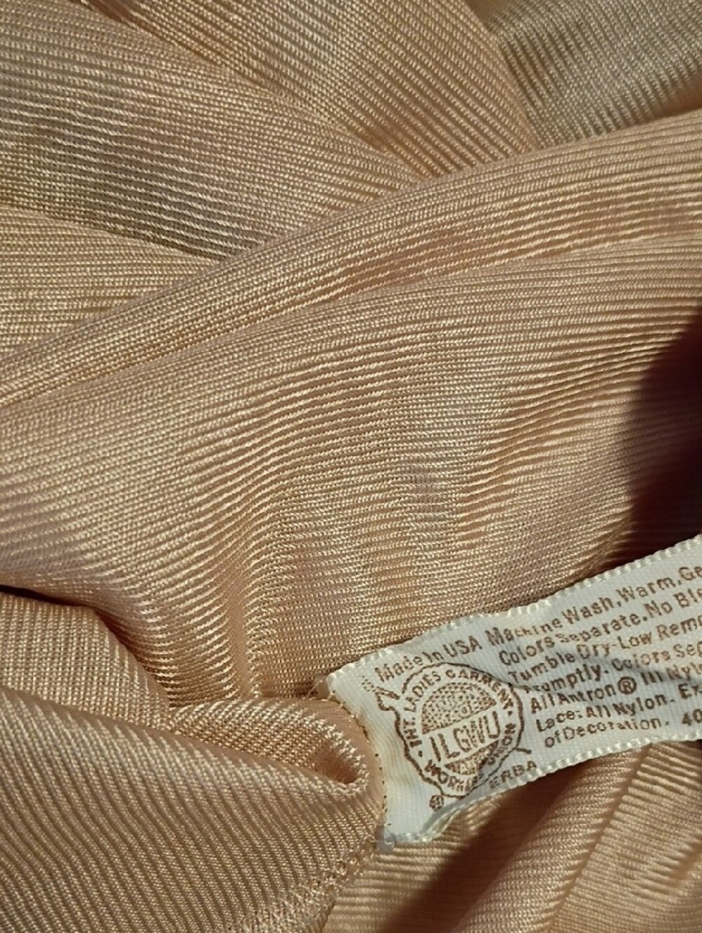Lace-Trim Slip in Light Beige Dress - Picture 7 of 7